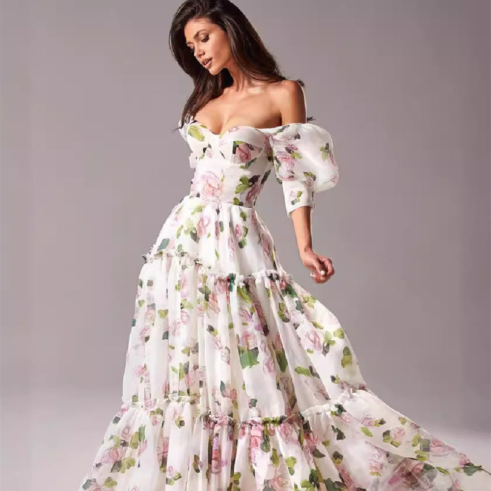 Floral Breeze Dew Maxi Dress