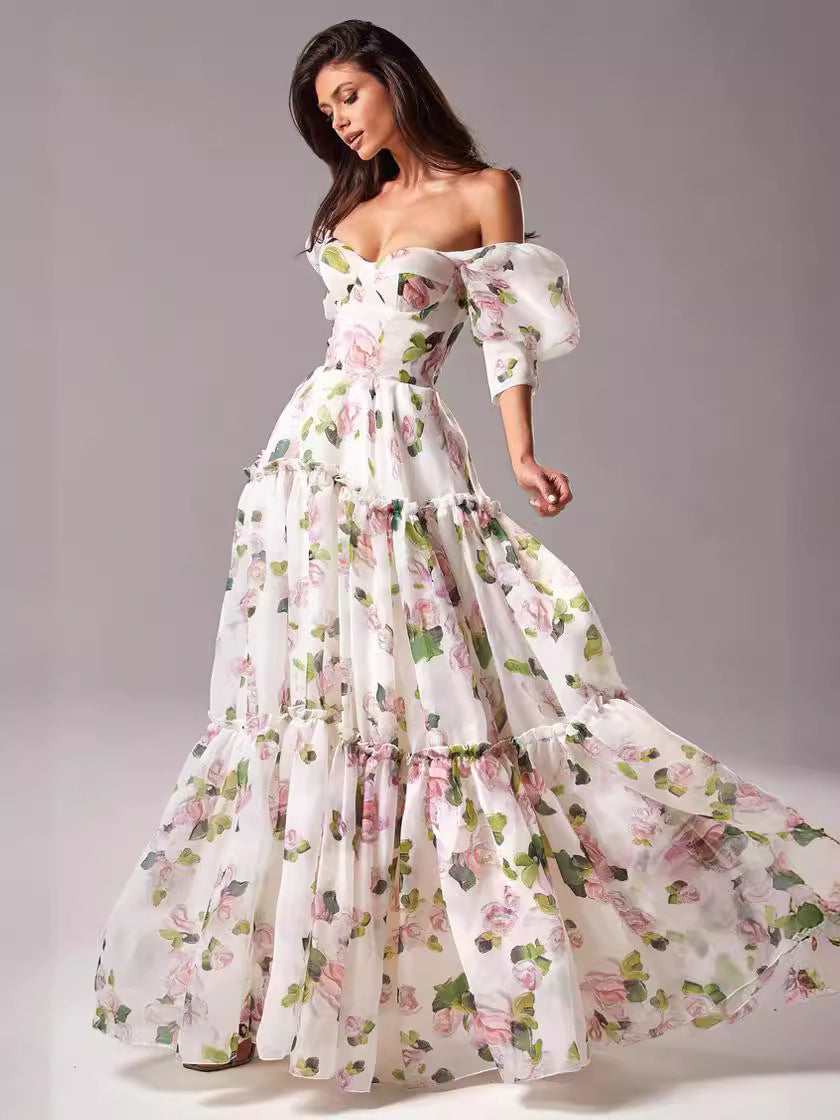 Floral Breeze Dew Maxi Dress
