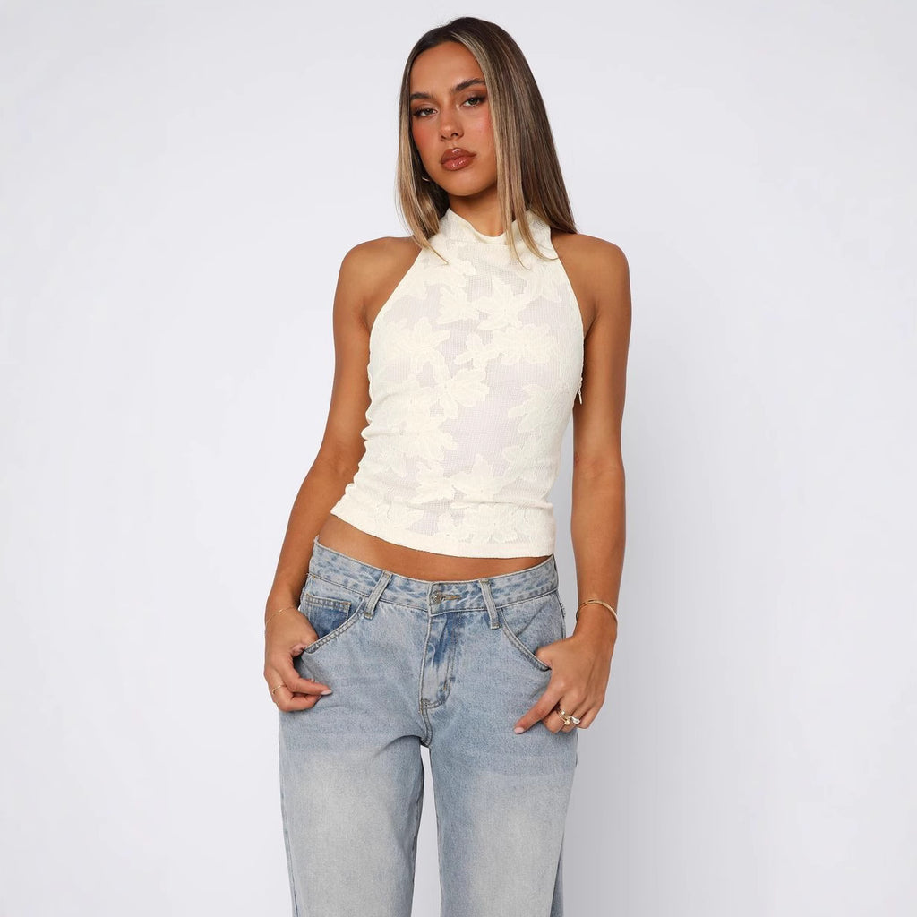 Lace & Grace fitting Backless Top