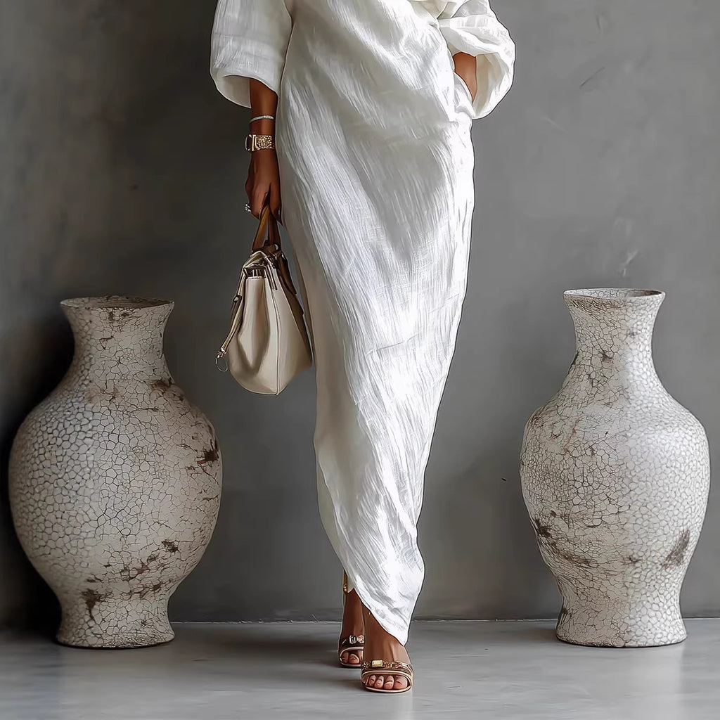 Breathable Asymmetrical One-shoulder Dress